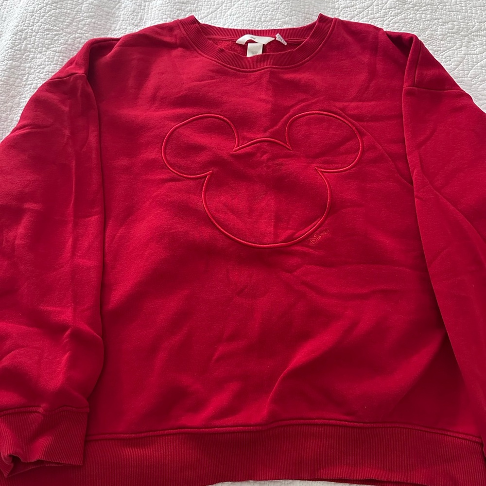 Red Mickey Mouse Sweater